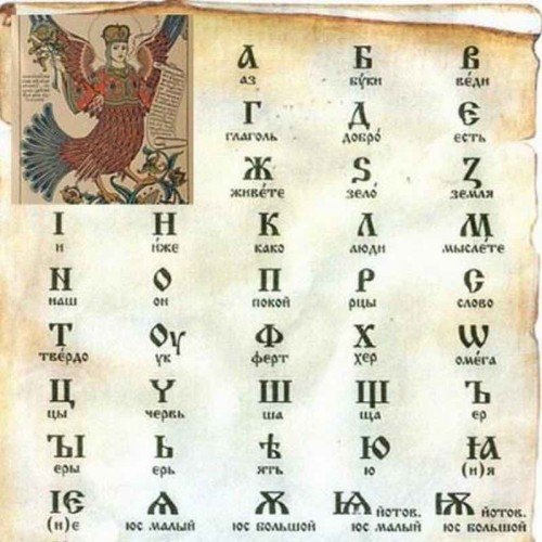 22 première lettre de l'alphabet russe