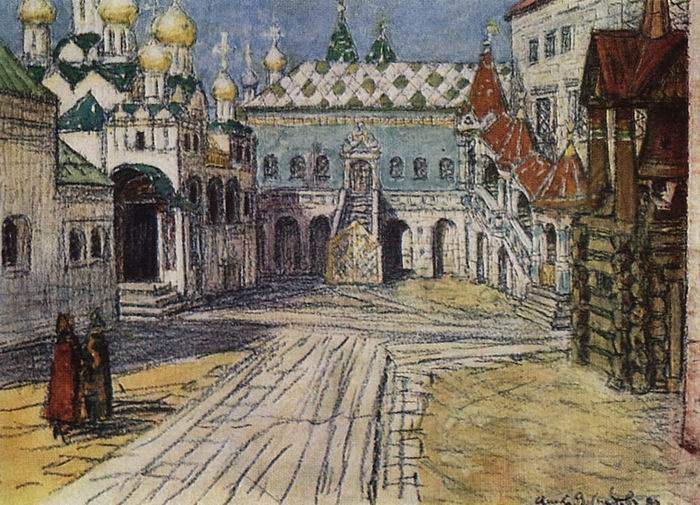 Слева Благовещенский собор, справа Красное крыльцо - la cathédrale de l'Annonciation (à gauche) et le Perron rouge (à droite) Слева Благовещенский собор, справа Красное крыльцо - la cathédrale de l'Annonciation (à gauche) et le Perron rouge (à droite)
