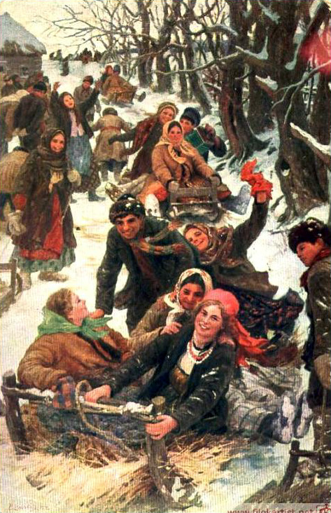 Ф. В. Сычков. Праздничная забава Ф. В. Сычков. Праздничная забава
