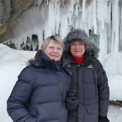 « La Russie sous la neige, un rêve réalisé ». Catherine et Roger