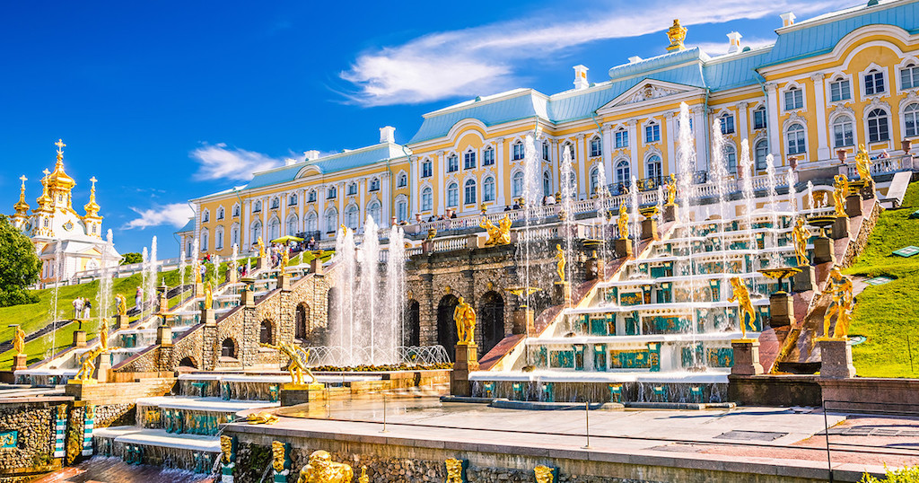 Peterhof grande cascade Петергоф Петродворец Большой каскад фонтаны - Stage de Russe Débutant à Saint-Pétersbourg Août 2019 Peterhof grande cascade Петергоф Петродворец Большой каскад фонтаны - Stage de Russe Débutant à Saint-Pétersbourg Août 2019