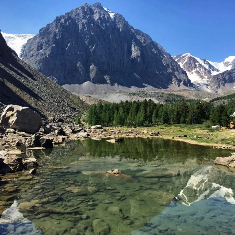 Altai-Siberie-montagnes-Aktrou-гора-Актру utilisé dans la page Séjour Linguistique en Altaï, en Sibérie | Août 2020