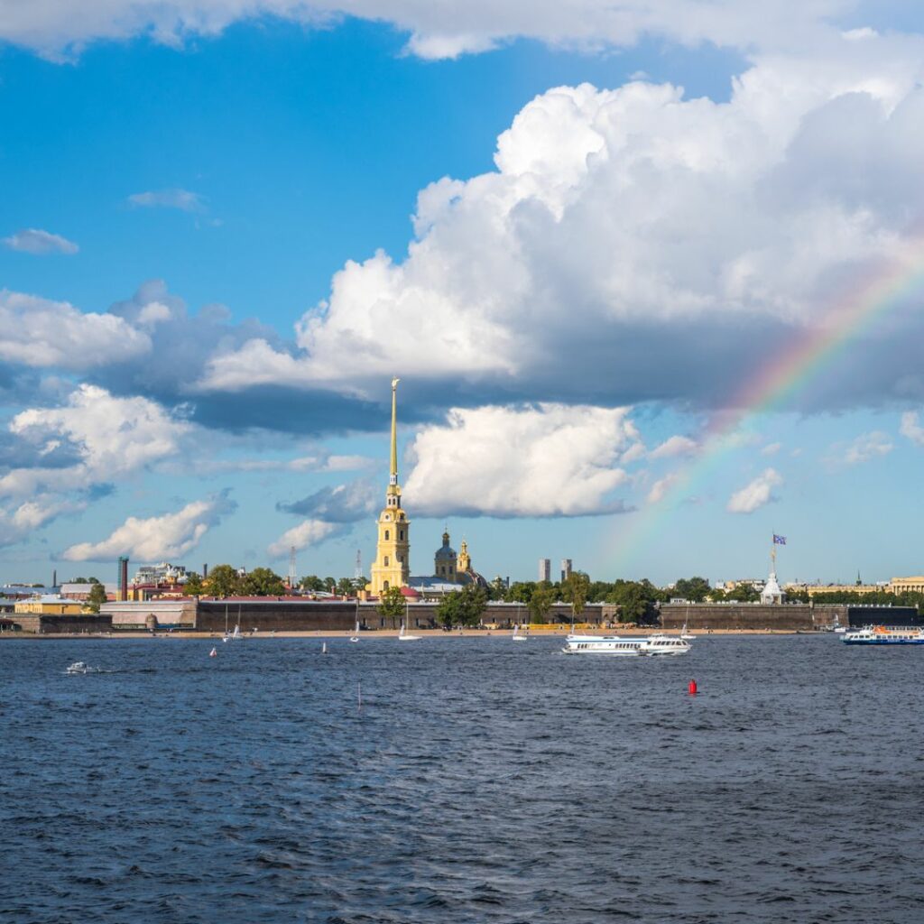voyage linguistique à Saint-Pétersbourg, photo de la forteresse Pierre-et-Paul 
